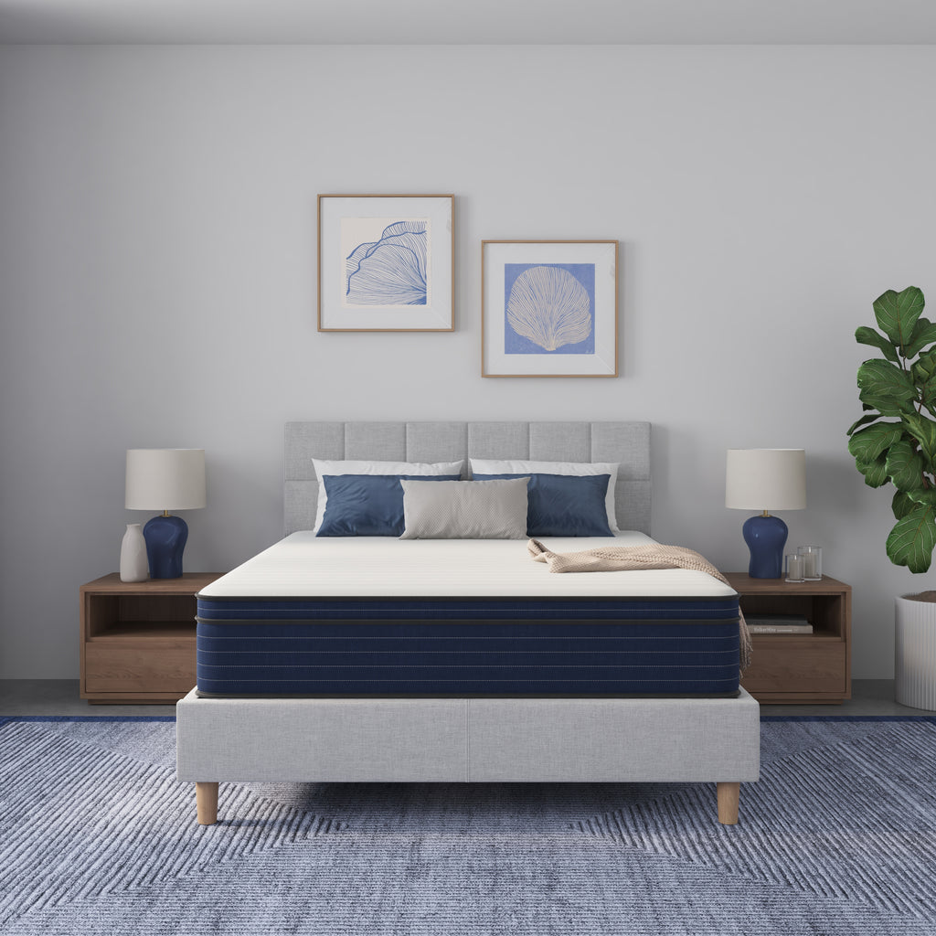 10 Inch Full Size Medium Firm Euro Top Hybrid Mattress