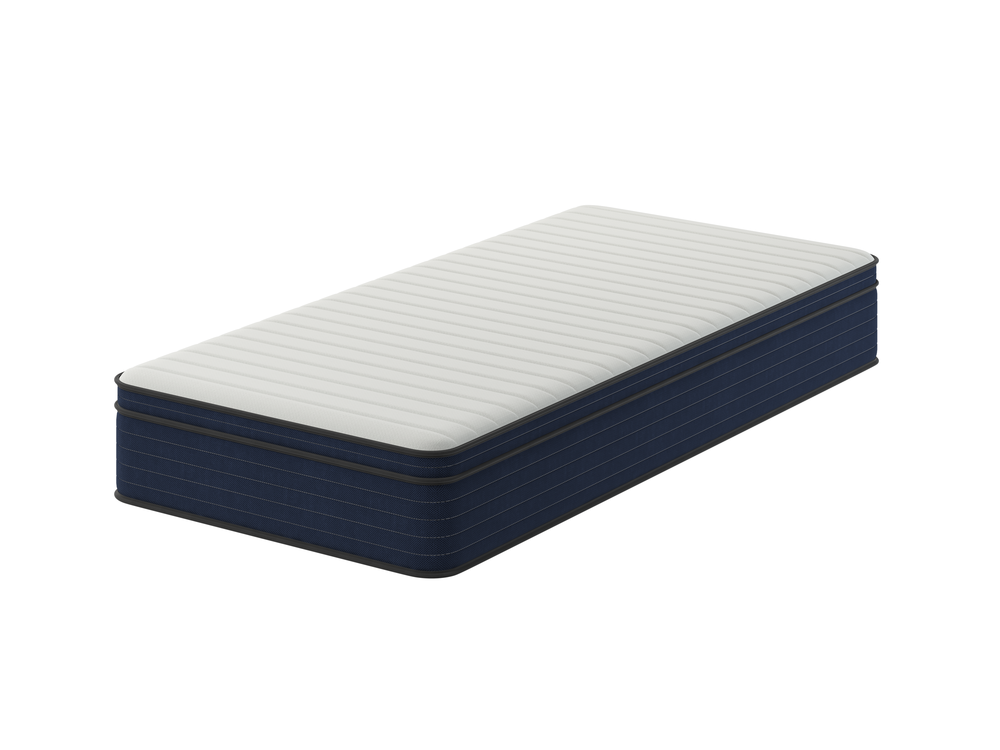 10 Inch Twin Size Medium Firm Euro Top Hybrid Mattress