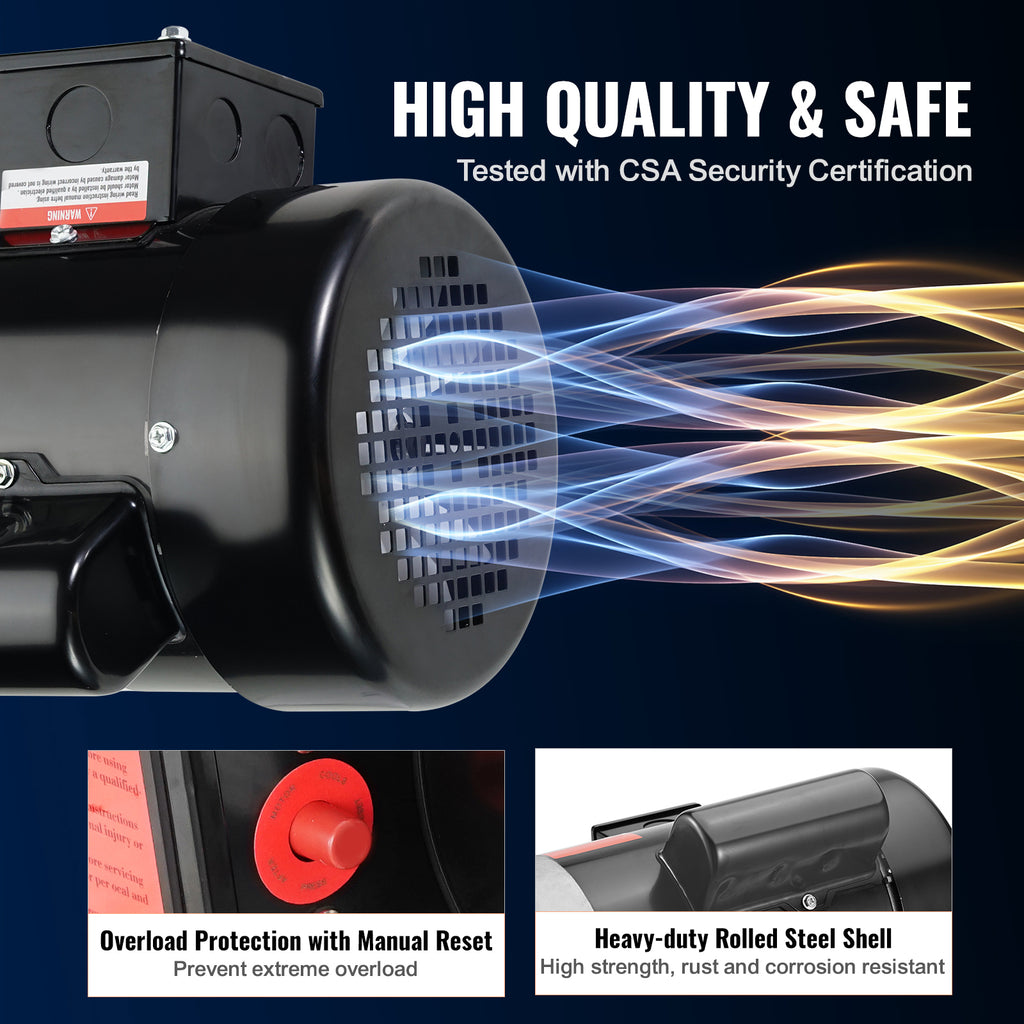 1HP Electric Motor 1725 RPM