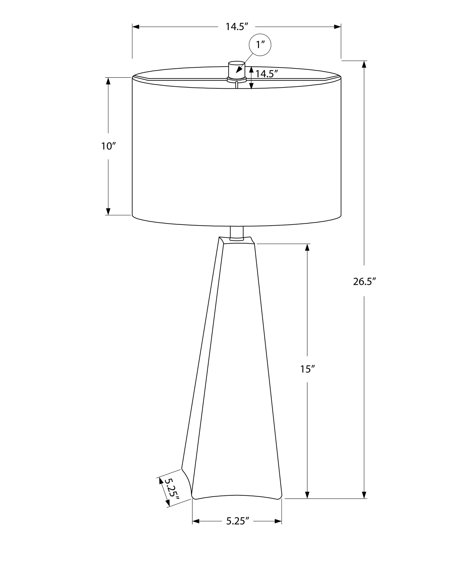 27"h Table Lamp