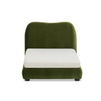 Roman Upholstered Modern Pet Bed - Olive