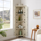 4-Tier 72" Corner Kitchen Pantry Storage Cabinet with 8 Doors