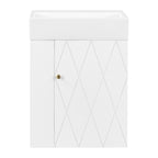 20 Inch Bathroom Vanity with Ceramic Sink
