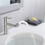 Brushed Nickel Bathroom Faucet for Bathroom Sink