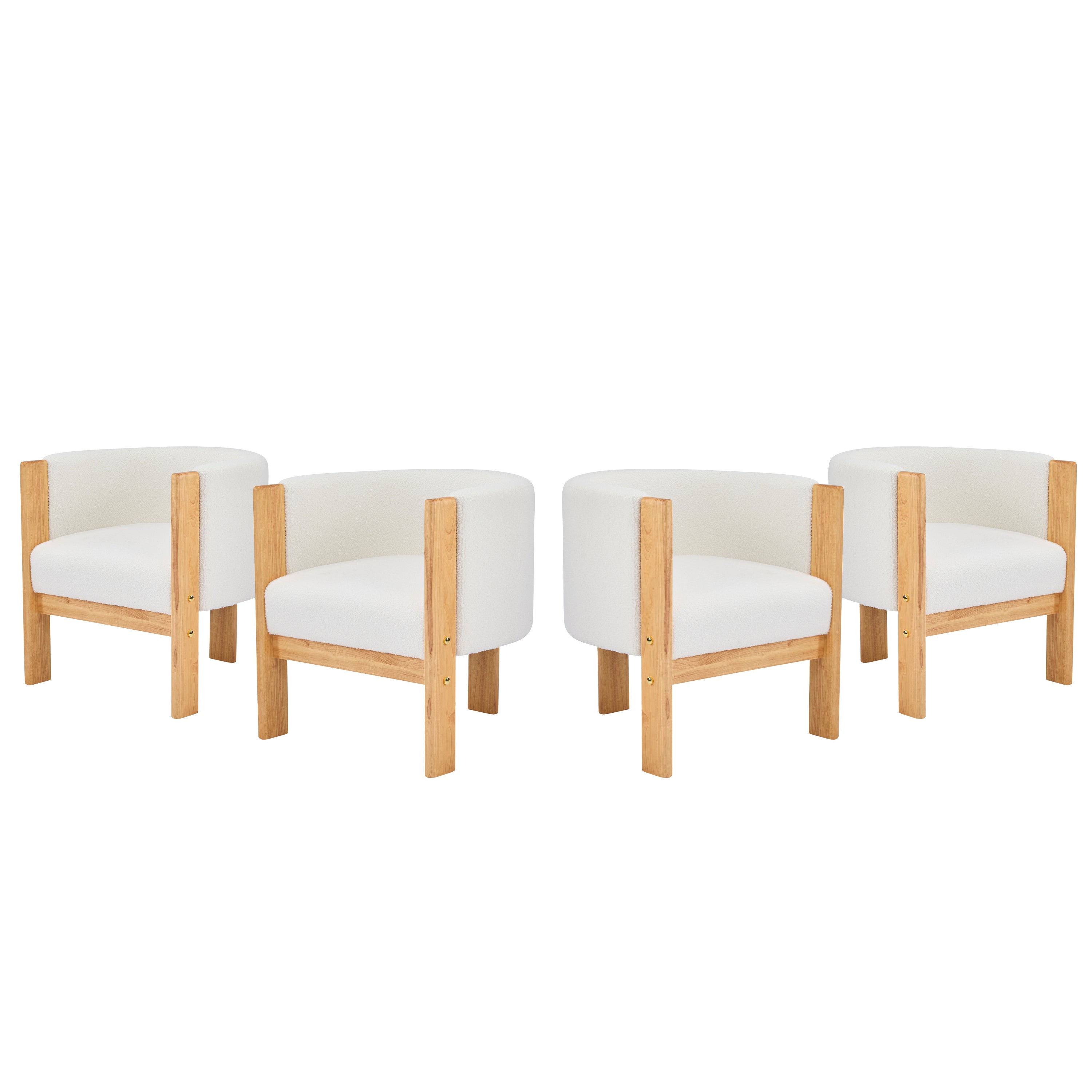 Upholstered Dining Chairs Set of 4