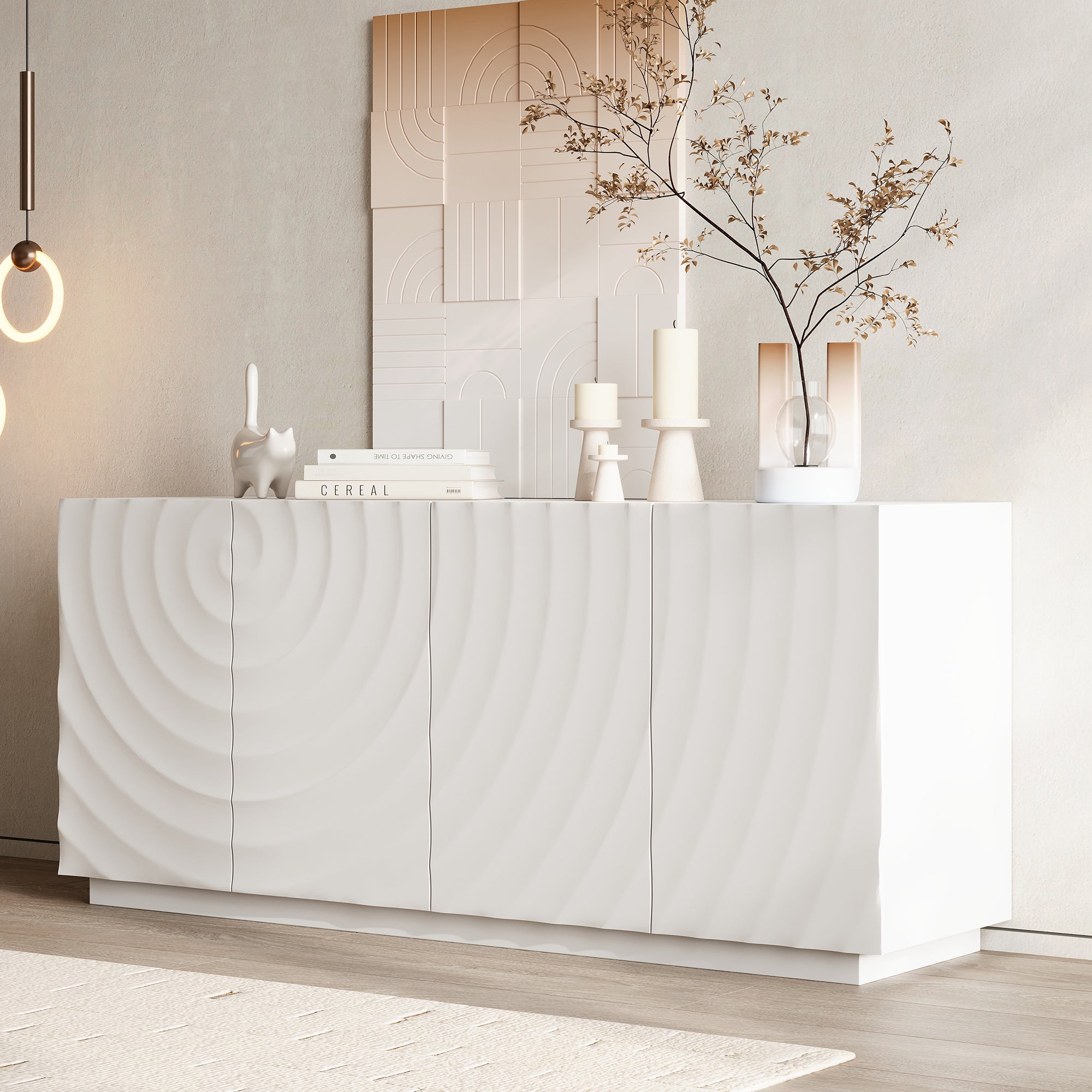 Buffet Cabinet with Storage - Modern Accent Sideboard