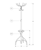 Coat Rack Hall Tree with Umbrella Holder