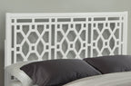 Tabor Chippendale White Headboard