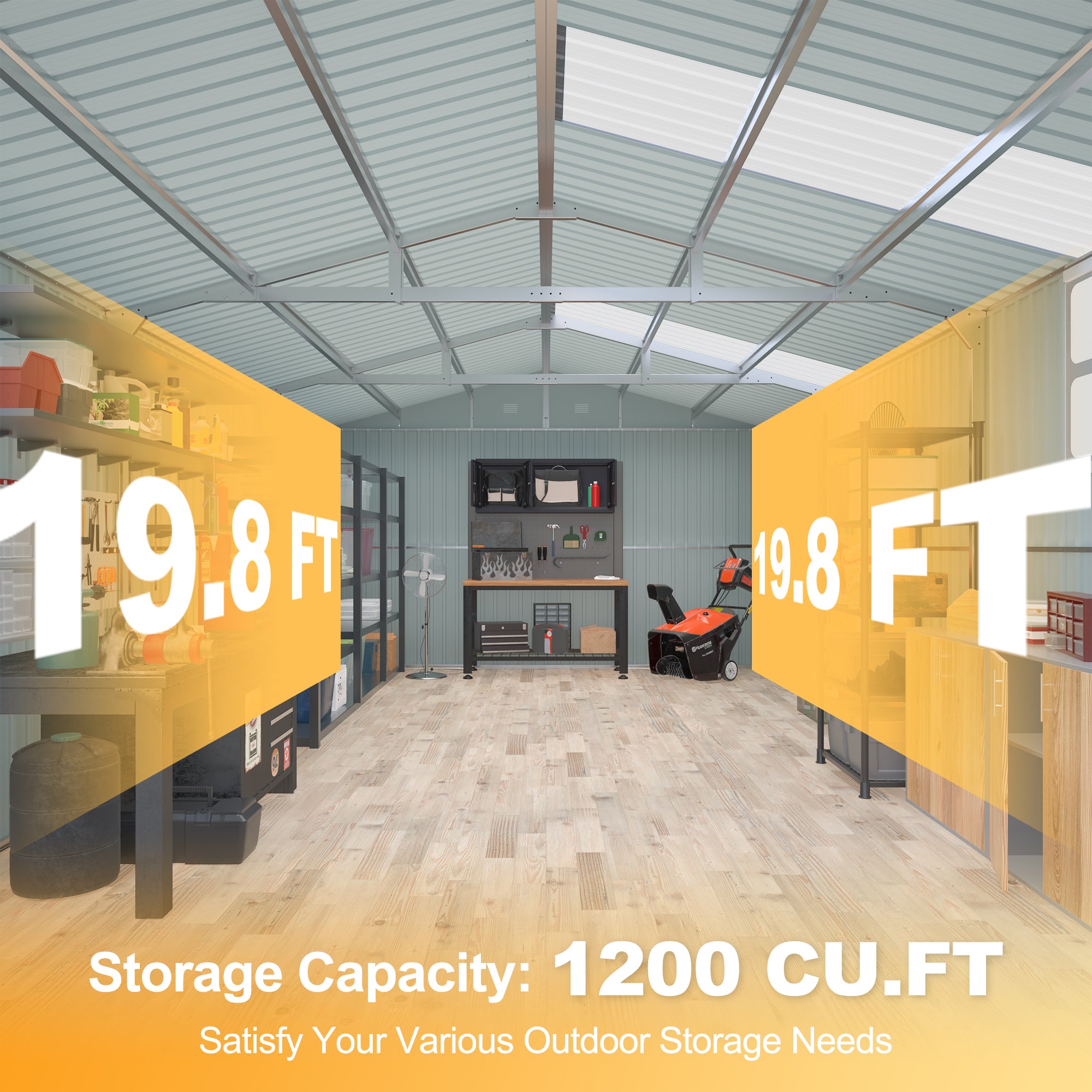 Outdoor Storage Shed 20x10 FT