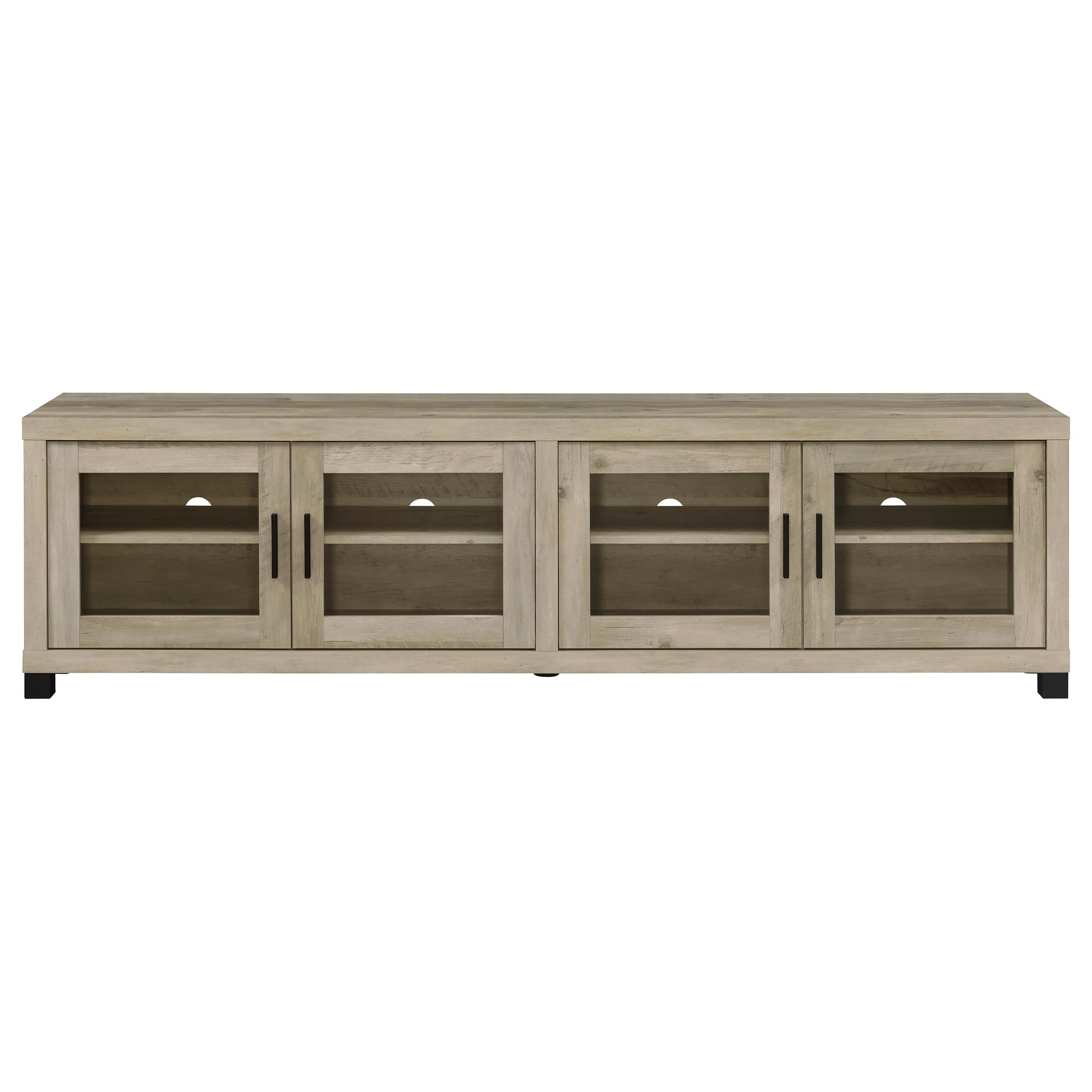 Sachin 3-piece 79-inch TV Entertainment Center Antique Pine-