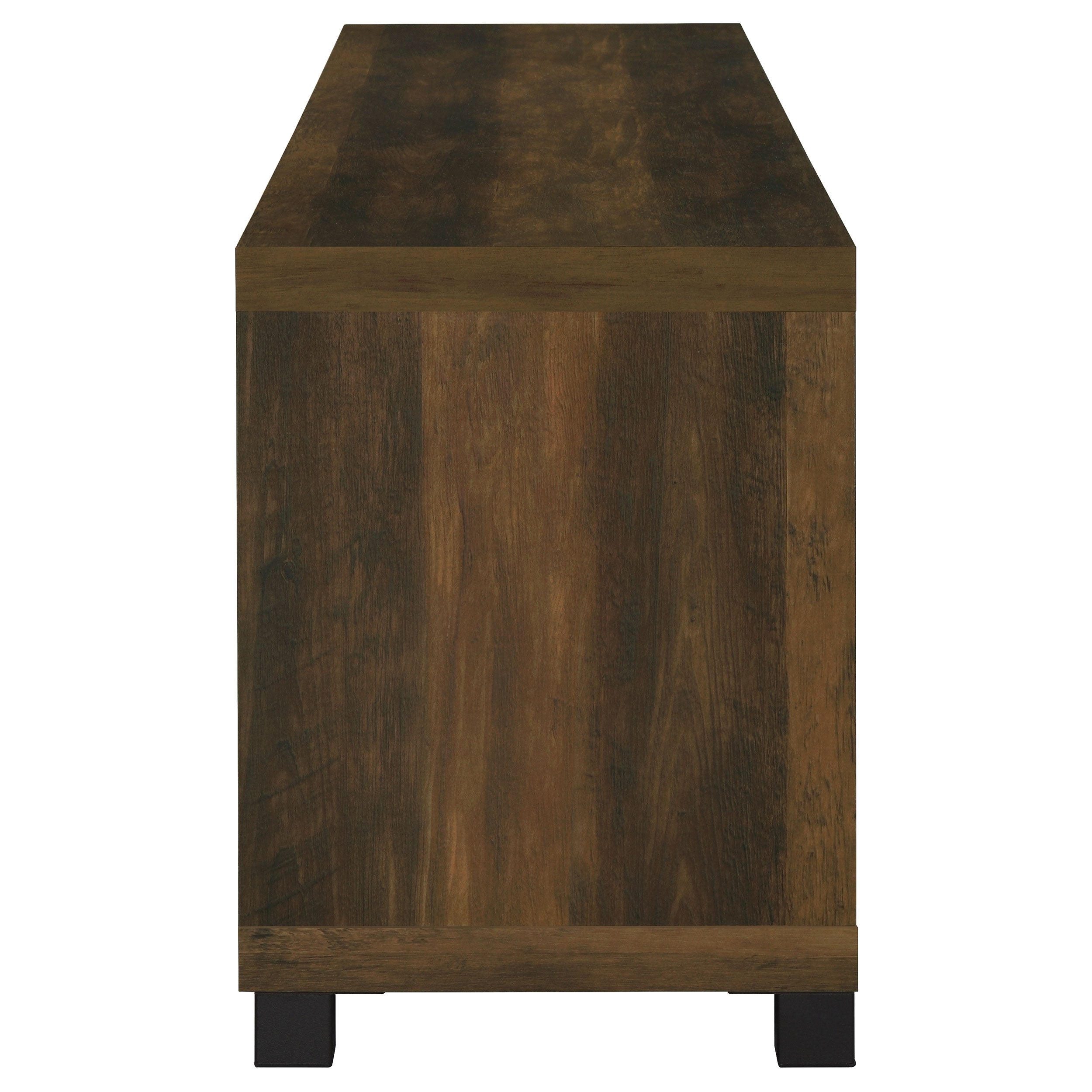 Sachin 4-door Engineered Wood 79-inch TV Stand Dark Pine-CoasterEssence