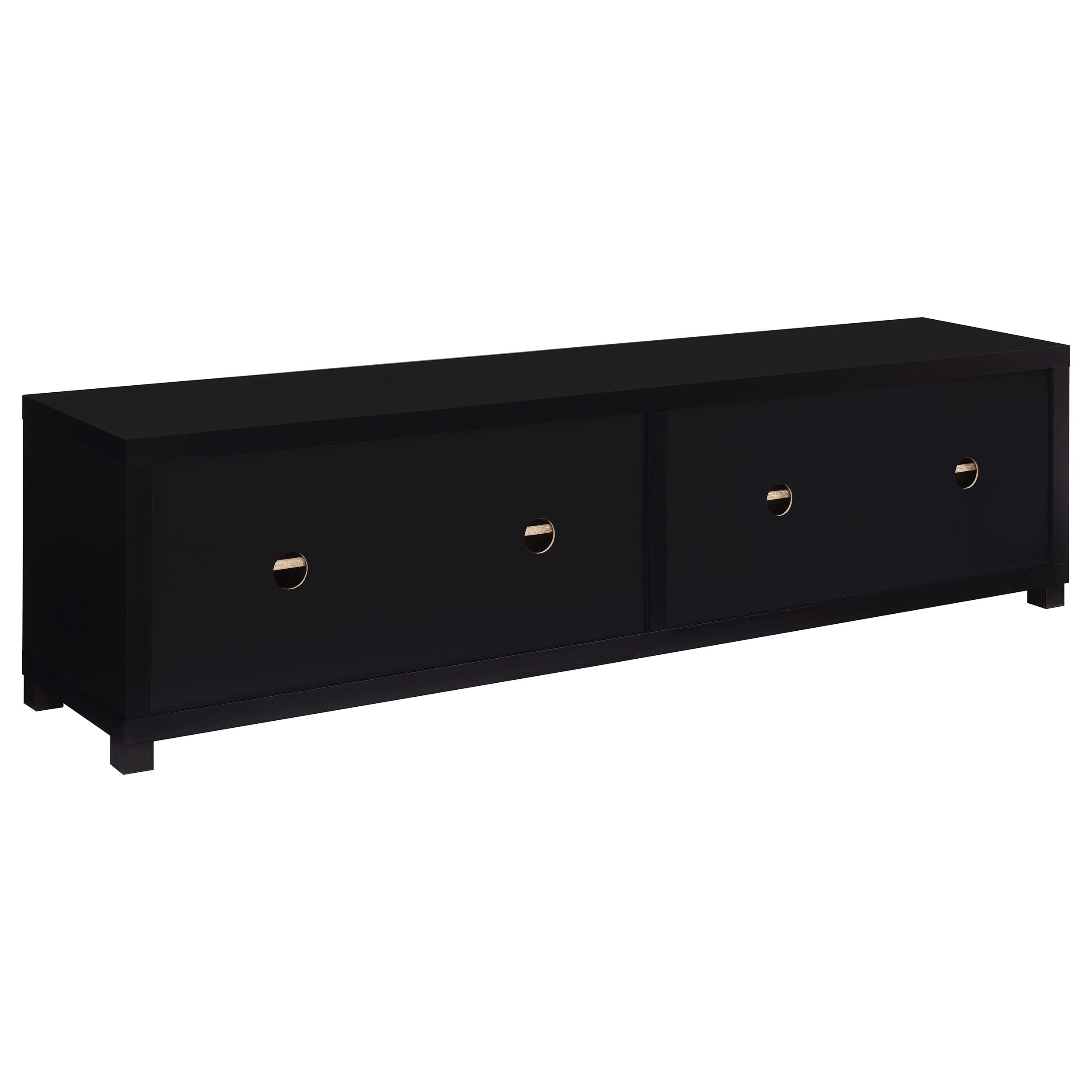 Jupiter 3-piece Entertainment Center 79-inch TV Stand Black-