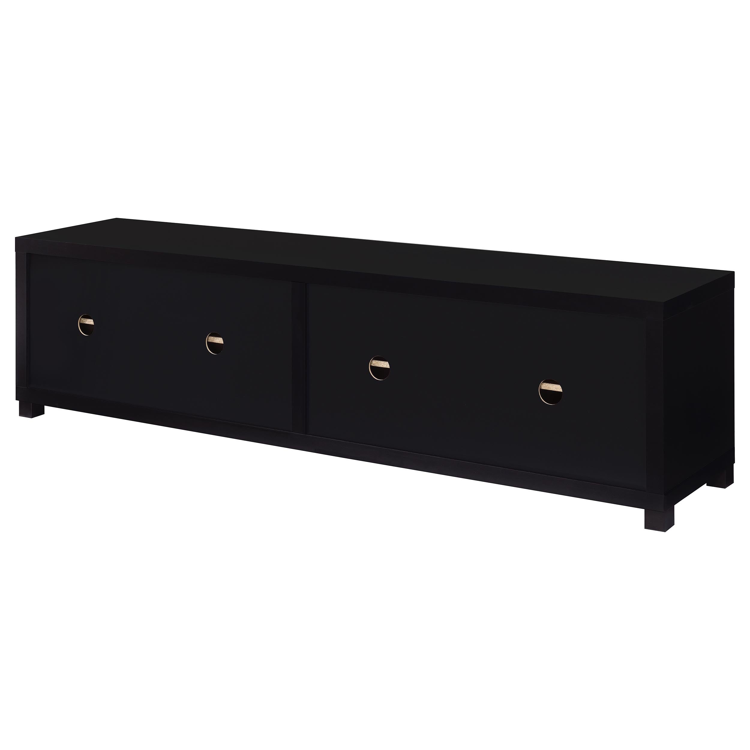 Jupiter 3-piece Entertainment Center 79-inch TV Stand Black-