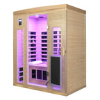 Hemlock Wood Far-Infrared Indoor Three Person Sauna Room