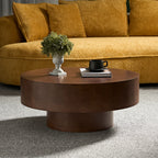Faux Burl Wood Pattern Decal Coffee Table