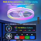 RGB Ceiling Fan with Lights