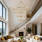 69.3 Inch 4 Tiers Wagon Wheel Chandelier