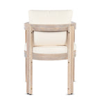 Acacia Wood Dining Chairs Set of 2, Armchairs with
