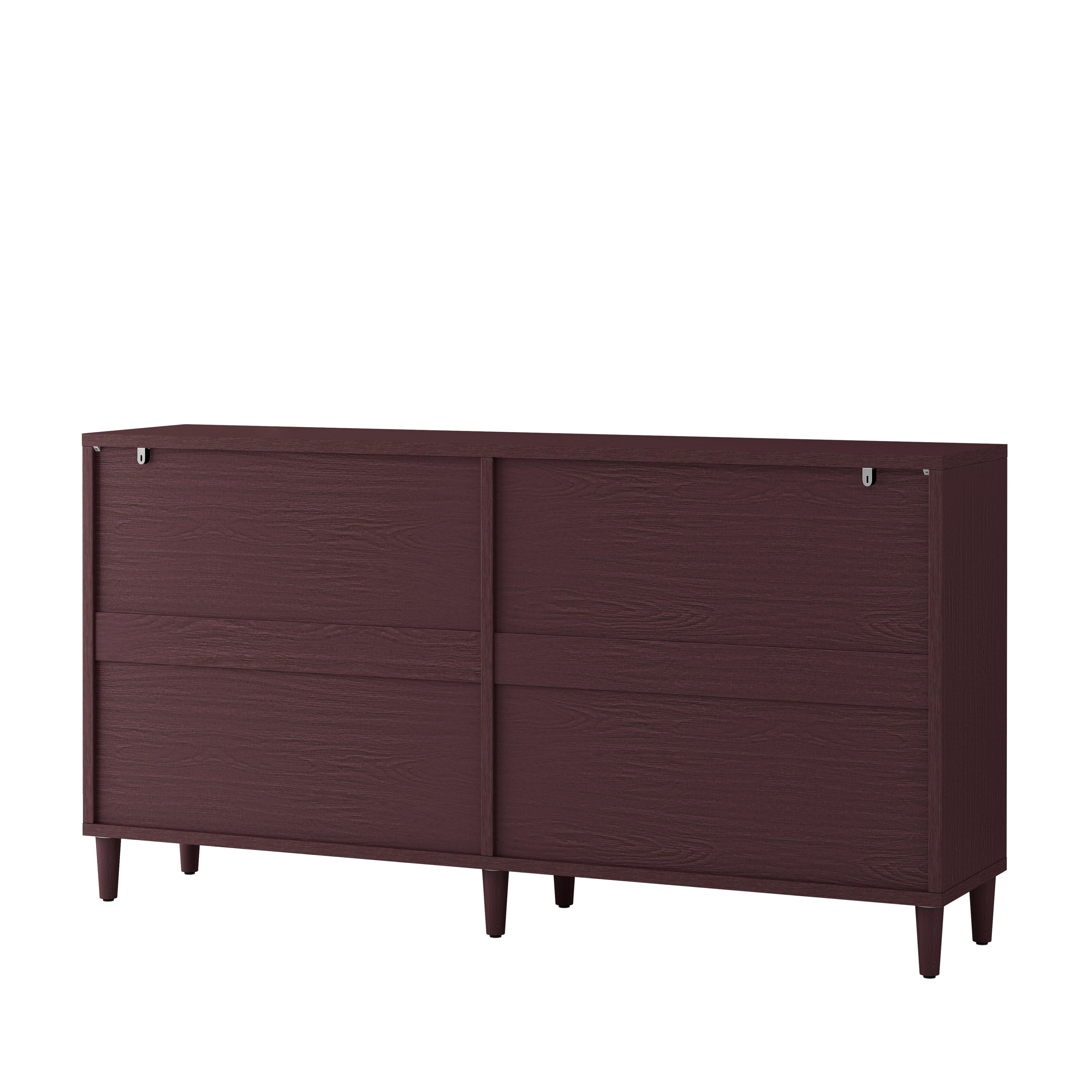70" Rattan Buffet Cabinet with Storage