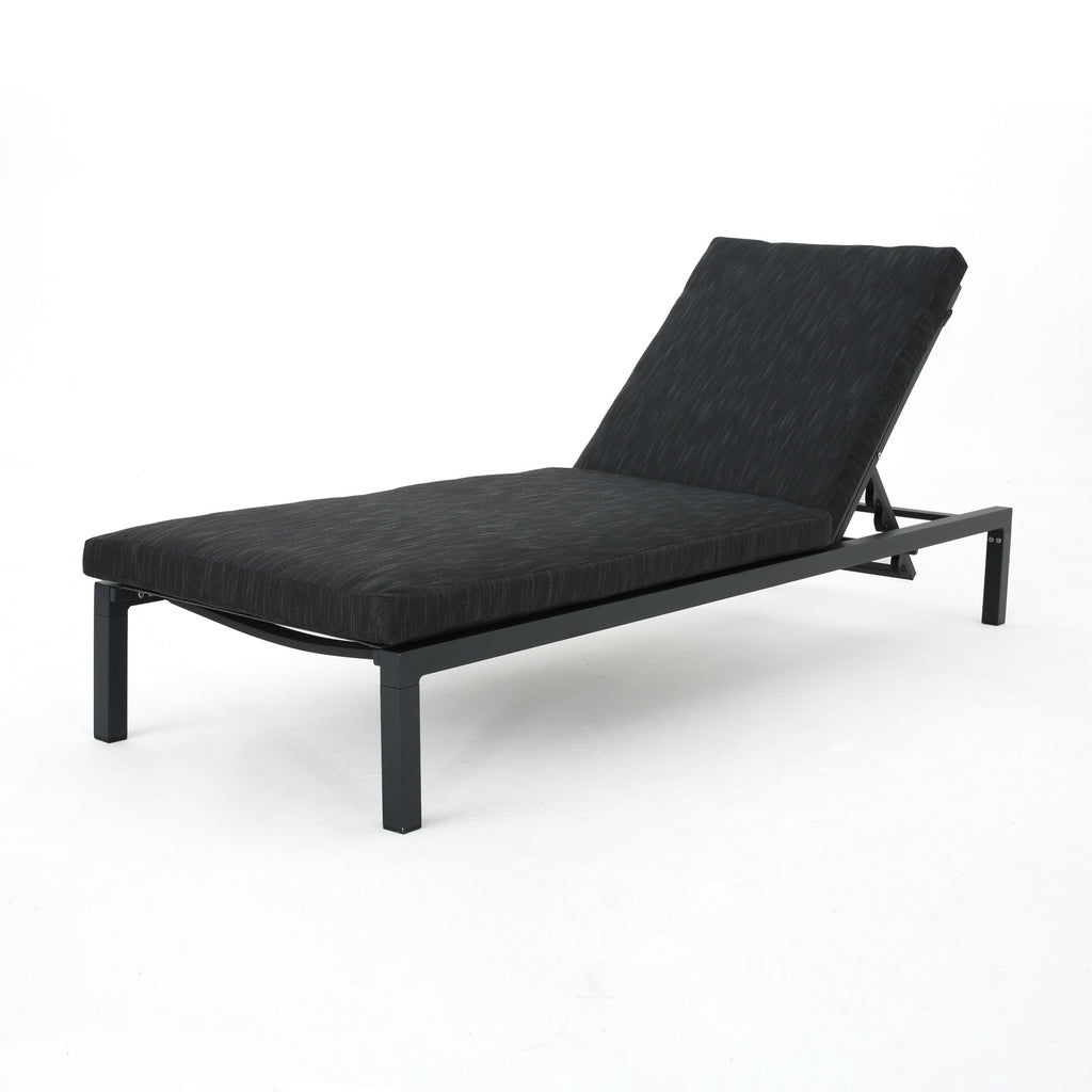 Navan Chaise Lounge - Dark Gray