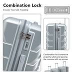 3 Piece ABS Spinner Wheel Luggage Set