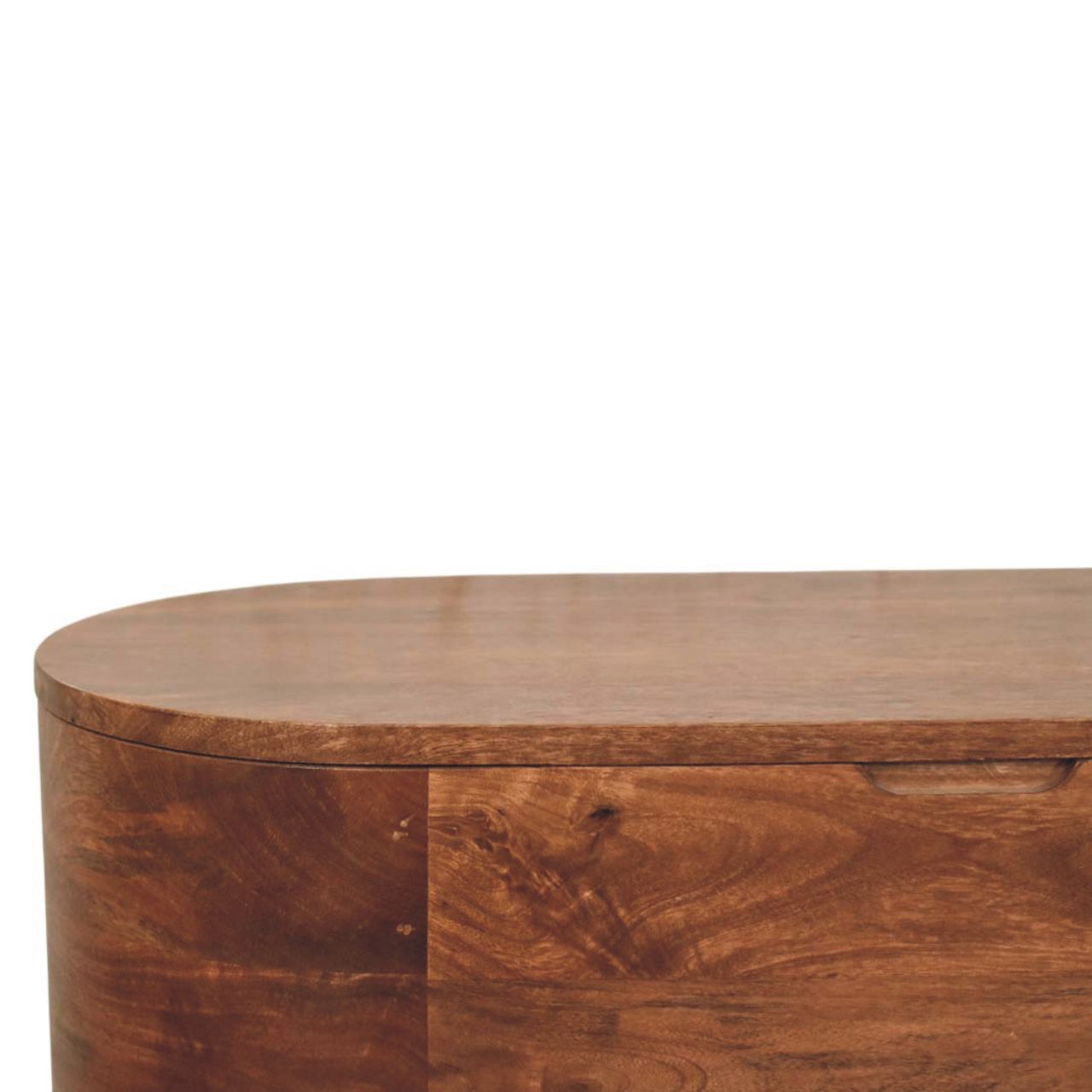 Solid Wood Curva Storage Trunk
