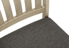 Upholstered Antique Dining Chairs Set of 2
