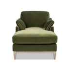 Pasadena Modern Farmhouse Chaise Lounge Chair, Olive