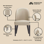 Hillman Wood Upholstered Dining Chair - Set of 2