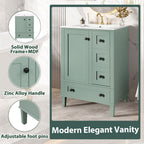 24-Inch Light Bathroom Vanity Cabinet