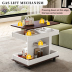 U-Can Adjustable End Table with Wheels
