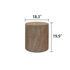 Set of 3 Rounded Wood Coffee Tables