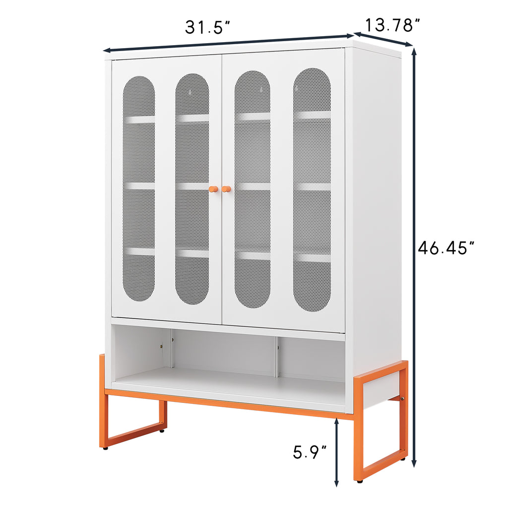 Modern Minimalist Double Door Shoe Cabinet