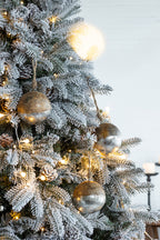 D4" Christmas Ball Ornaments - Set of 4