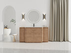 64'' Freestanding Bathroom Vanity with Ceramic Sink