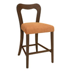 Counter Stool Without Arm (Walnut + Caramel) - Set of 2