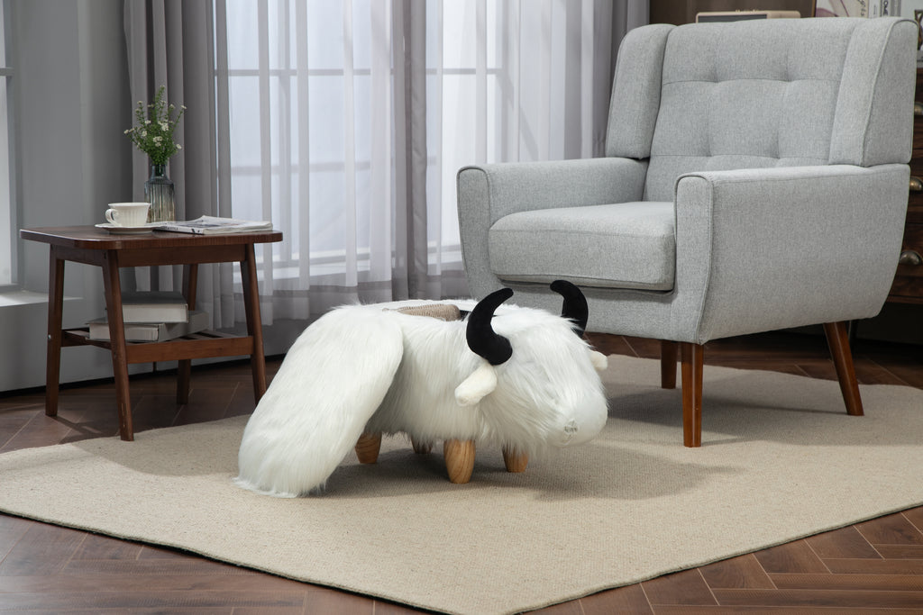 Harry the Buffalo Cow Storage Ottoman-