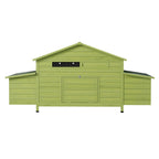 Large Wooden Chicken Coop with Free-Range Doors
