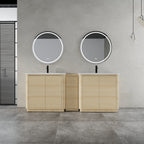 84-Inch Freestanding Bathroom Vanity with Sink