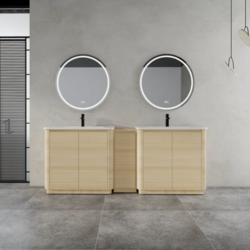84-Inch Freestanding Bathroom Vanity with Sink