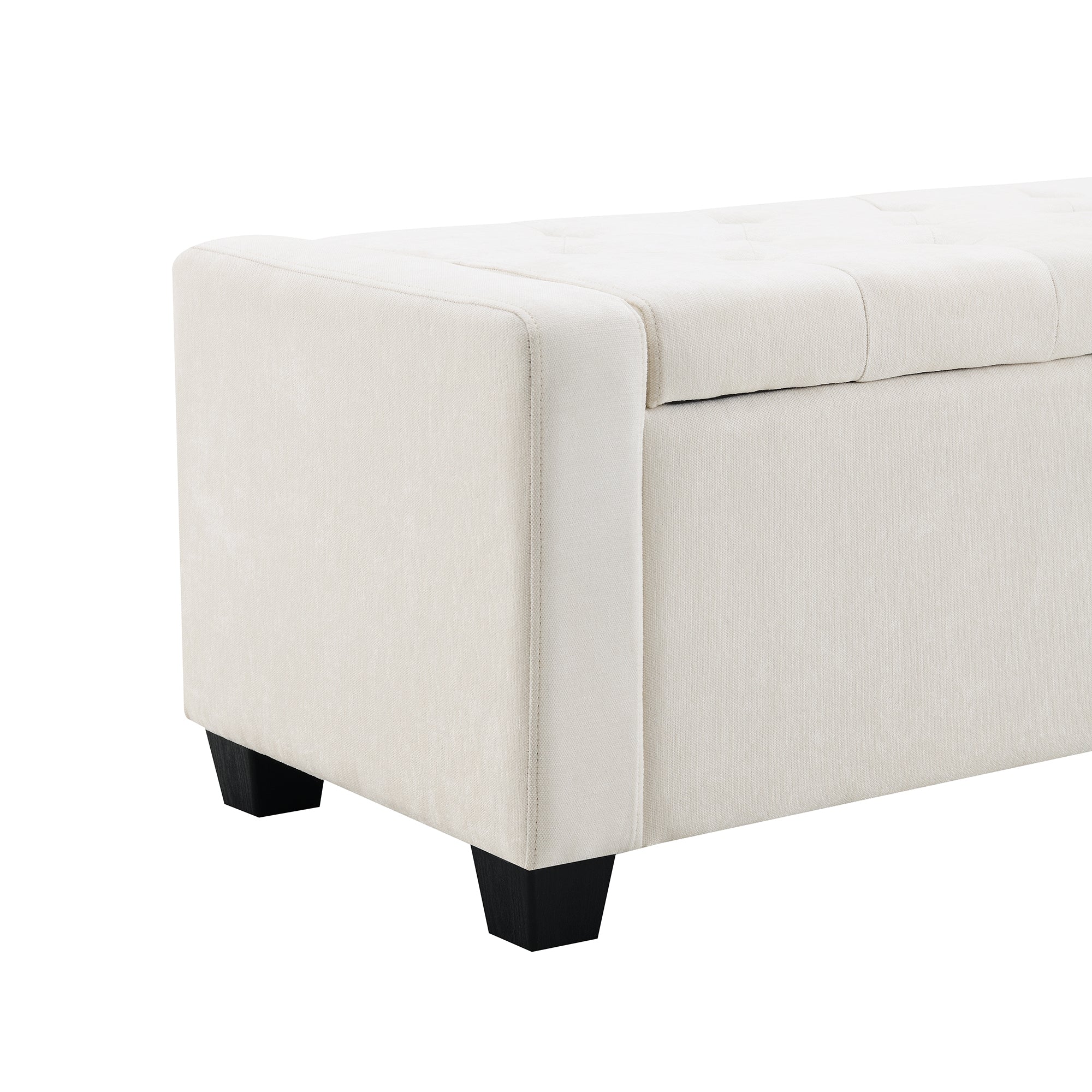 48" Ottoman with Storage and Safety Hinge