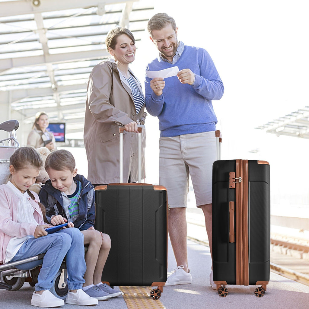 Lightweight Durable ABS Suitcases with Double Wheels