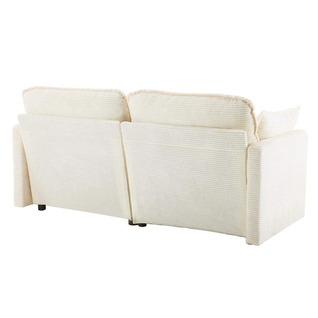 69" Plush Cloud Loveseat: Modular 2-Seater Sectional Sofa