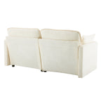 69" Plush Cloud Loveseat: Modular 2-Seater Sectional Sofa