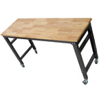 60" Wide Rolling Workbench for Garage