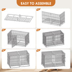 61" Extra Large Heavy Duty Dog Crate