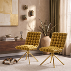 Set of 2 Velvet Dining Seating