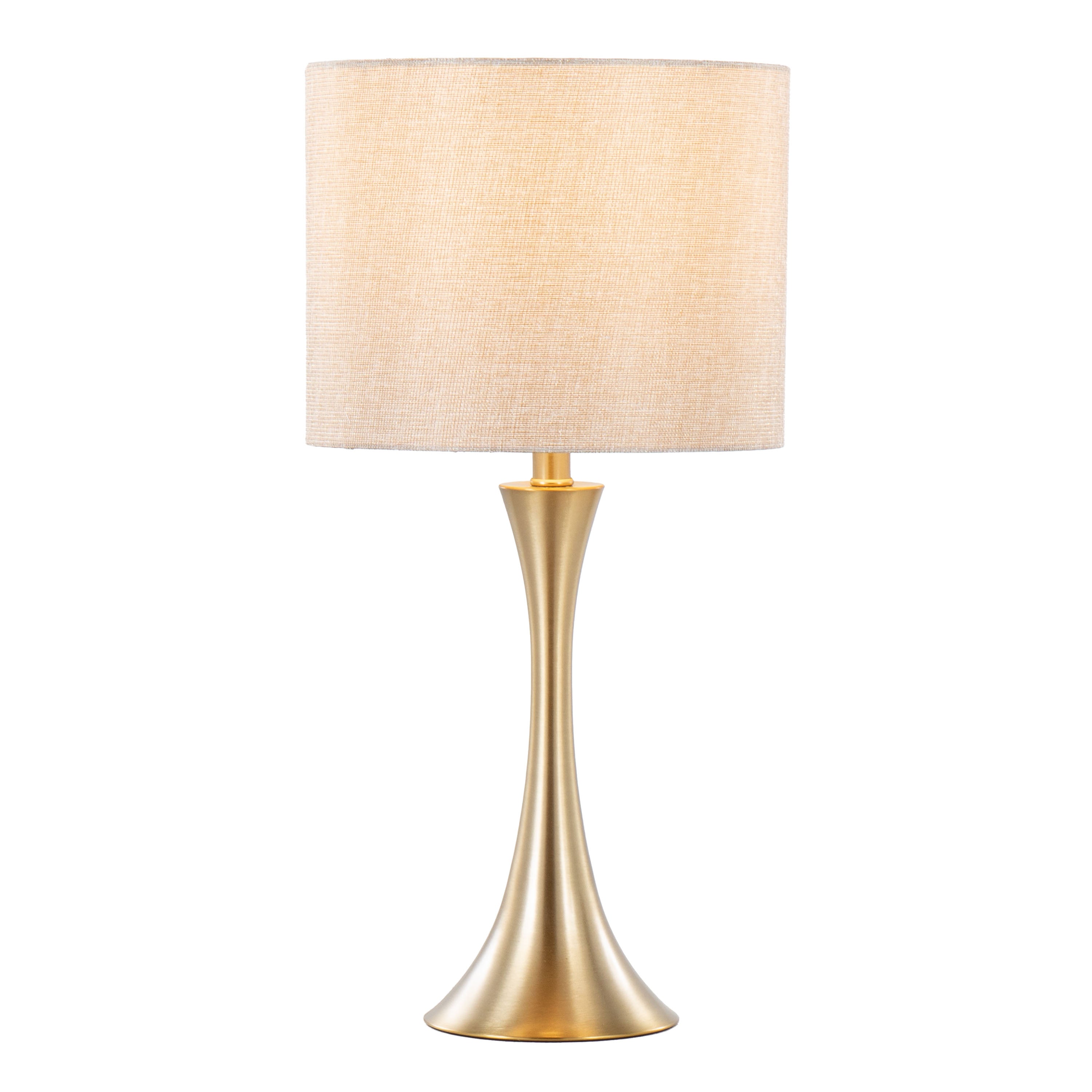 24" Contemporary Metal Table Lamp