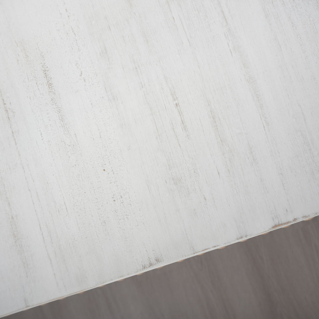 Washed White Console Table