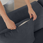 113" Modern L-Shaped Modular Sectional Sofa for Living Room